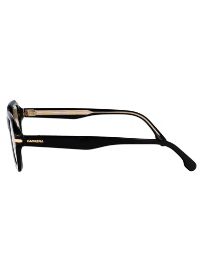 Carrera Black Yellow Acetate Sunglasses In Black