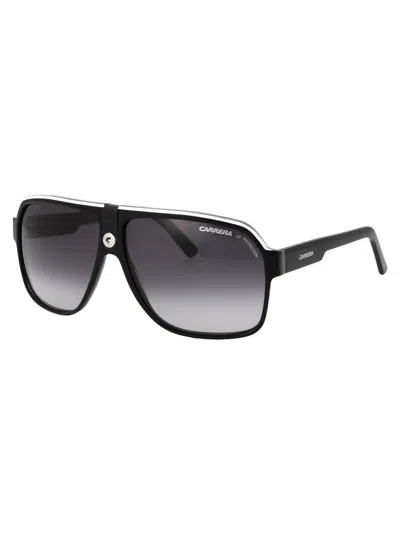 Carrera Black Acetate Sunglasses In Black