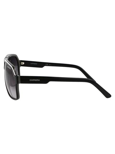 Carrera Black Acetate Sunglasses In Black