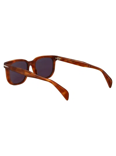David Beckham Havana Honey Acetate Sunglasses In Brown