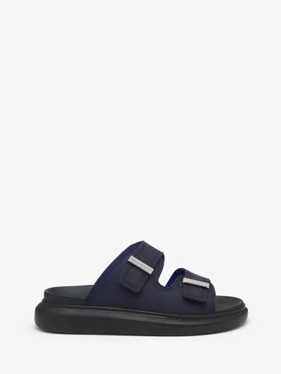 Alexander Mcqueen Rubber Slides With Buckled-straps