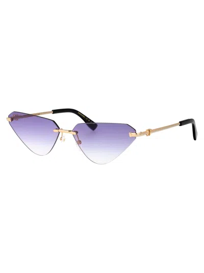 Dsquared2 Gold Violet Metal Sunglasses In Neutral
