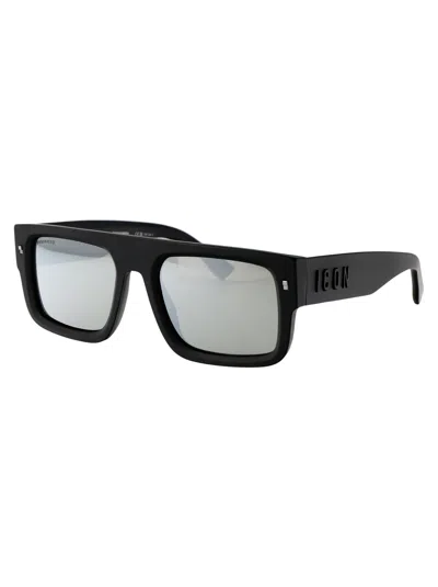 Dsquared2 Matte Black Acetate Sunglasses