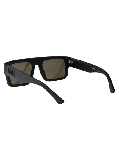 Dsquared2 Matte Black Acetate Sunglasses