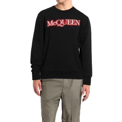 Alexander Mcqueen Spray Effect Logo Sweatshirt