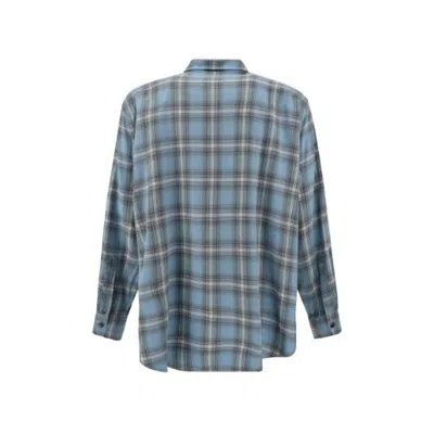 Ami Alexandre Mattiussi Long-sleeved Checkered Knitted Shirt