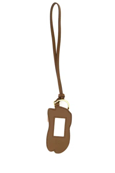 Miu Miu Trick Leather Miu Ballet Keyring Women