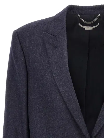 Stella Mccartney Wool Blazer With Front Flap Pockets