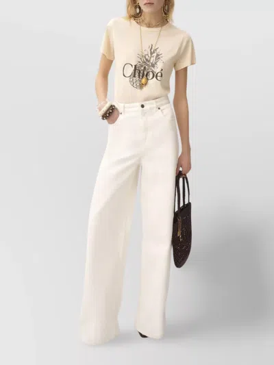 Chloé Chloe T-shirt Women In Neutral