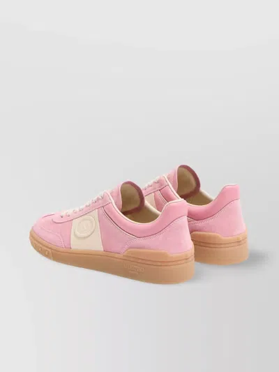 Valentino Garavani Sneakers Upvillage In Pelle Scamosciata Multicolor Donna In Neutral