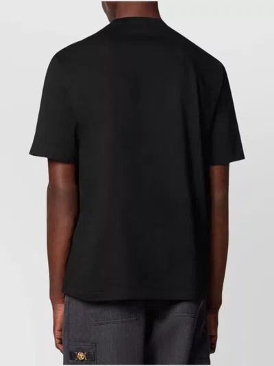 Versace T-shirt With Logo In Black