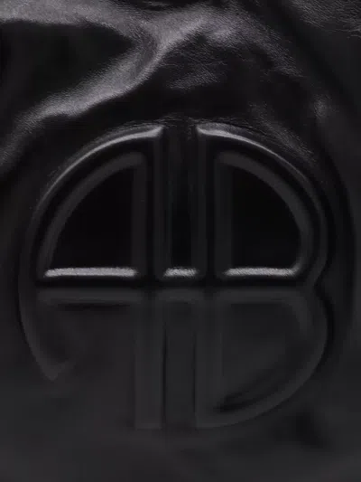 Anine Bing Chain Strap Ruched Detailing Soft Texture Tote