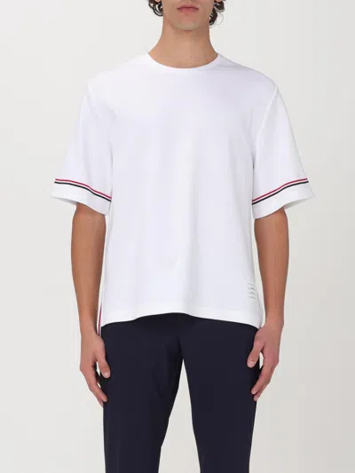 Thom Browne Rugby Fit Short Sleeve Tee In Cotton Interlock
