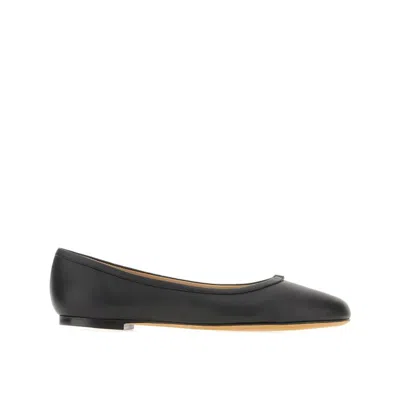 Chloé Black Nappa Leather Marcie Ballerina