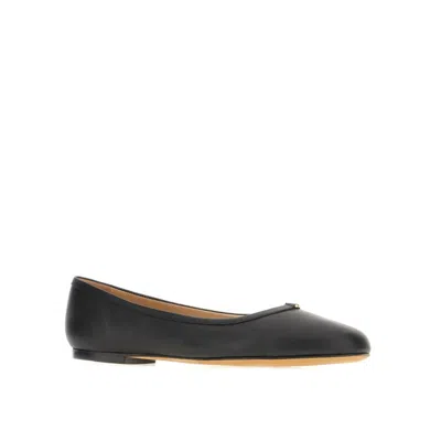 Chloé Black Nappa Leather Marcie Ballerina