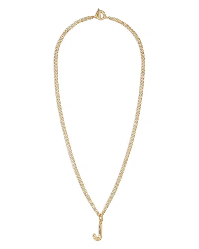 Roxanne Assoulin The Puffy Initial Pendant Necklace
