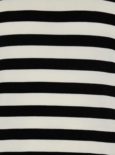 Dolce & Gabbana Sleeveless Kimono-style Striped Sweater