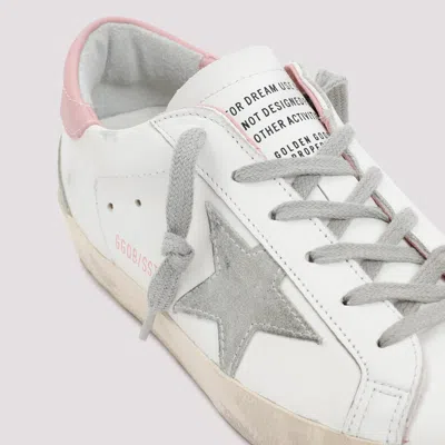 Golden Goose Leather Upper Sneakers With Suede Star Patch In White