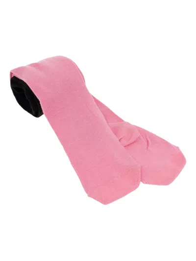 Stella Mccartney Ghost-print Contrasting Socks In Pink
