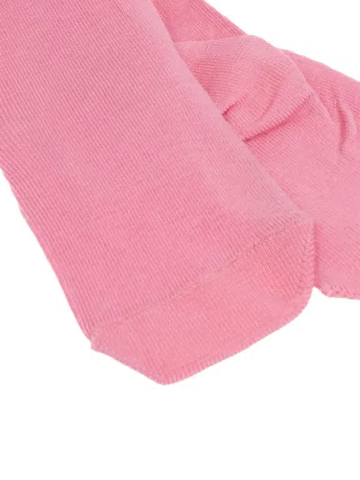 Stella Mccartney Ghost-print Contrasting Socks In Pink