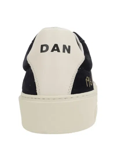 Dsquared2 Rider Suede Sneaker In White