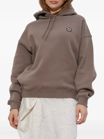 Kenzo Boke Flower 2.0 Embroidered Oversized Hoodie In Brown
