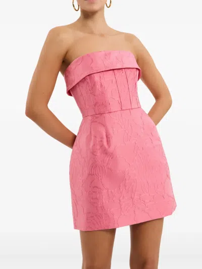 Rebecca Vallance Petra Mini Dress In Pink