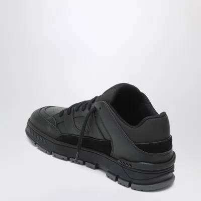 Axel Arigato Area Lo Sneakers In Black Suede And Leather In Black