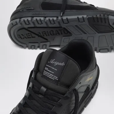 Axel Arigato Area Lo Sneakers In Black Suede And Leather In Black