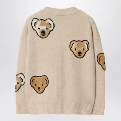 Burberry Thomas Bear Wool Cardigan