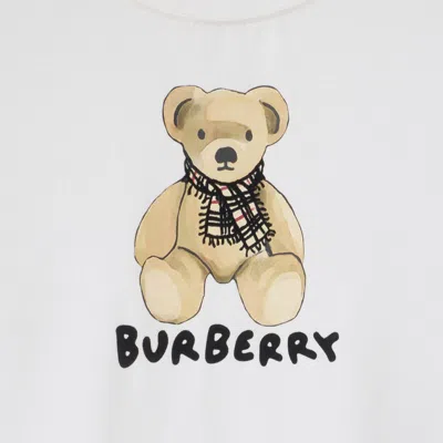 Burberry White T-shirt With Thomas Bear And Friends