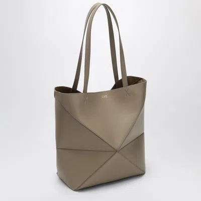 Loewe Puzzle Fold Tote Bag Medium Sand Colour Women