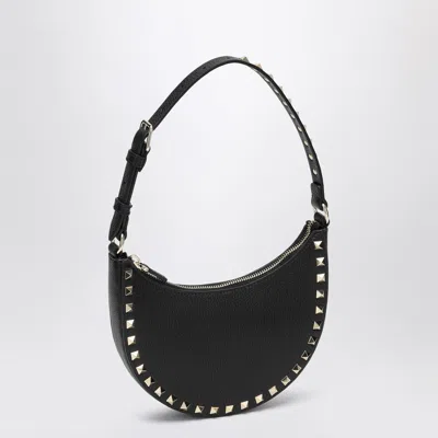 Valentino Mini Rockstud Calf Leather Hobo Bag