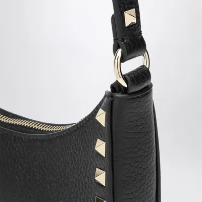 Valentino Mini Rockstud Calf Leather Hobo Bag