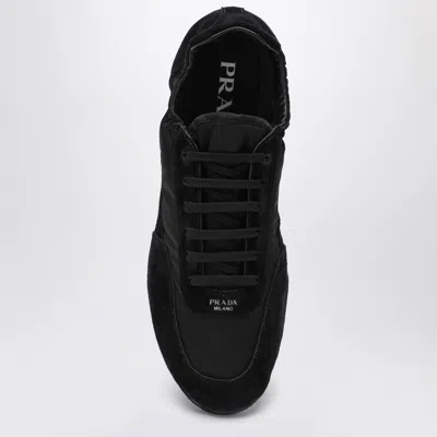 Prada Collapse Re-nylon And Suede Sneaker Men