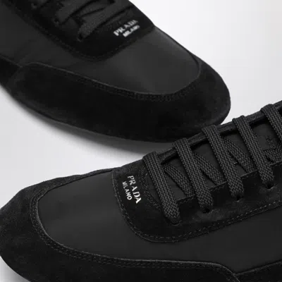 Prada Collapse Re-nylon And Suede Sneaker Men