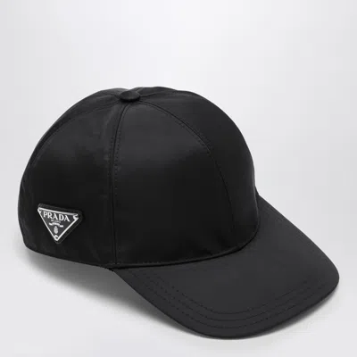 Prada Black Re-nylon Baseball Cap