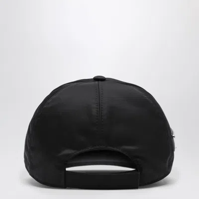 Prada Black Re-nylon Baseball Cap