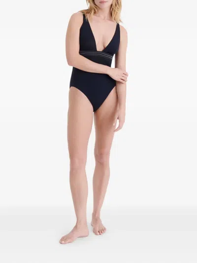 Eres Stretch Nylon Swimsuit Sillage In Black