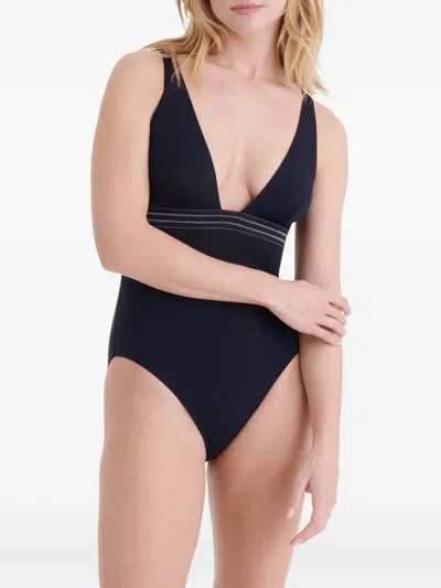 Eres Stretch Nylon Swimsuit Sillage In Black