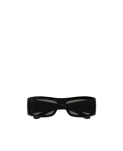 Gucci Eyewear Rectangular Frame Sunglasses In Black