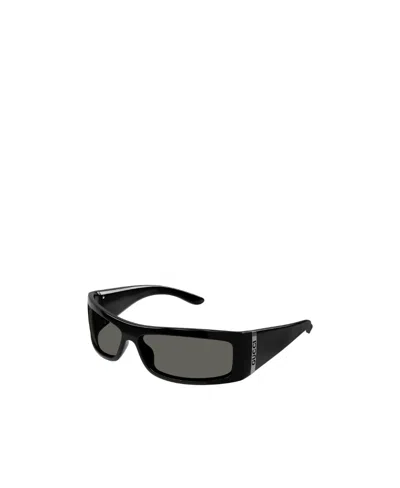 Gucci Eyewear Rectangular Frame Sunglasses In Black