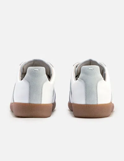 Maison Margiela Bicolor Leather Replica Sneakers In White