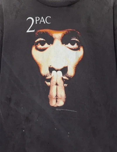 Saint Michael 2pc Ss Tee 2pac In Gray