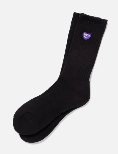 Human Made Pile Short Socks In Black