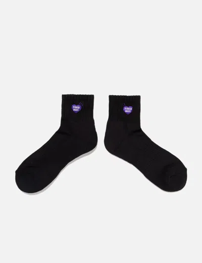 Human Made Pile Short Socks In Black