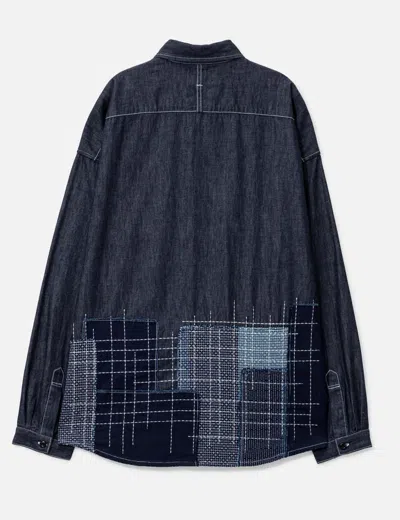 Fdmtl Denim Sashiko Shirt Rinse