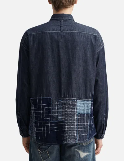 Fdmtl Denim Sashiko Shirt Rinse