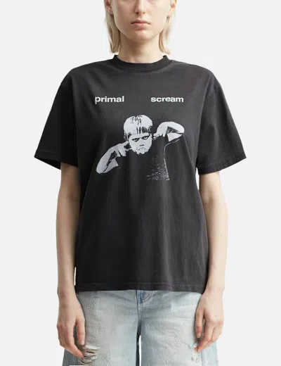 Basketcase Primal Scream T-shirt In Black