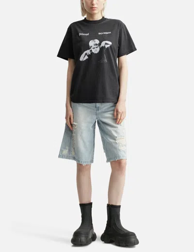 Basketcase Primal Scream T-shirt In Black